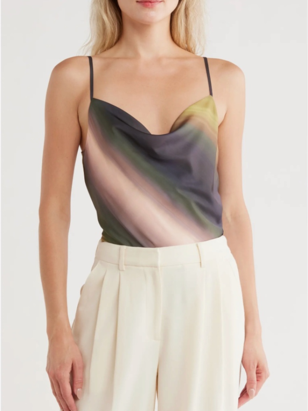 JASON WU Silky Multi Print Camisole, Size Small